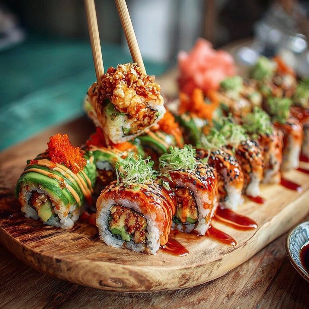 Global Japanese Sushi Rolls