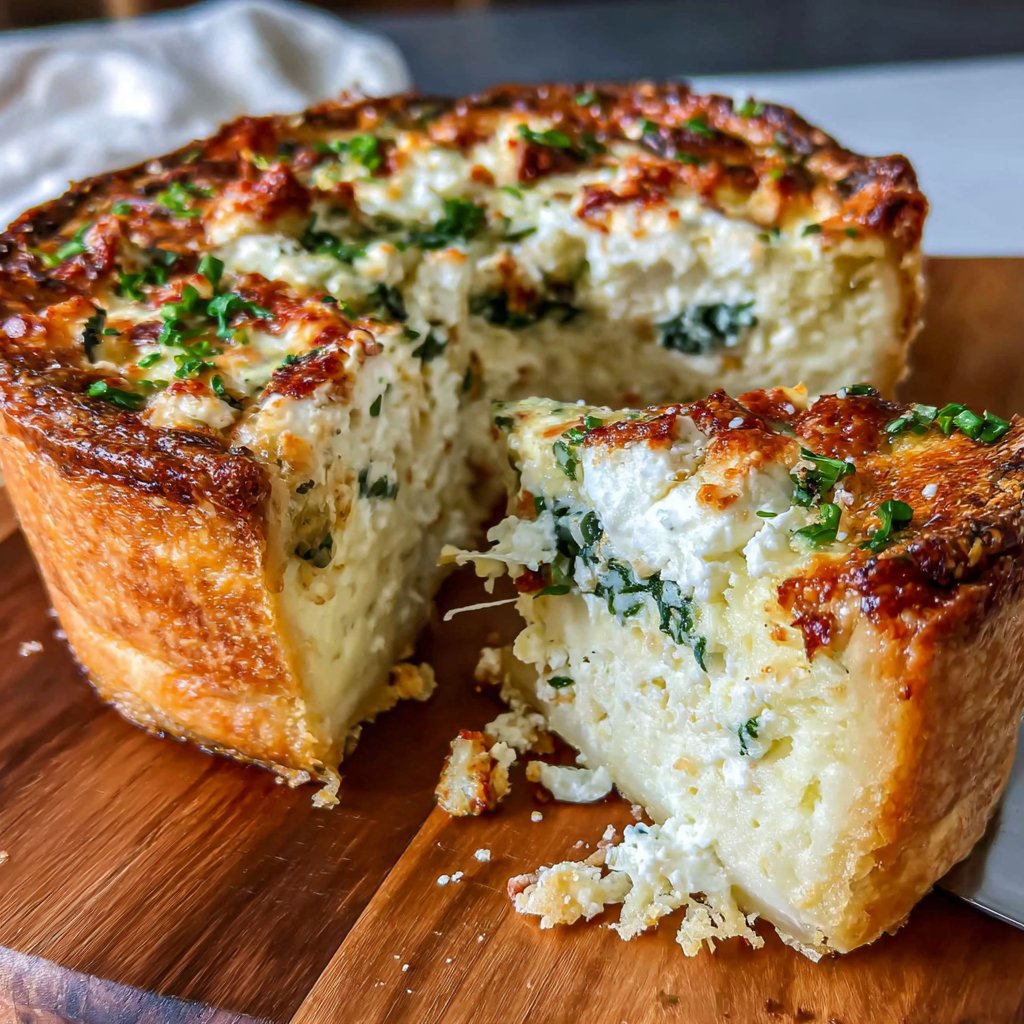 Spinach and Goat Cheese Quiche