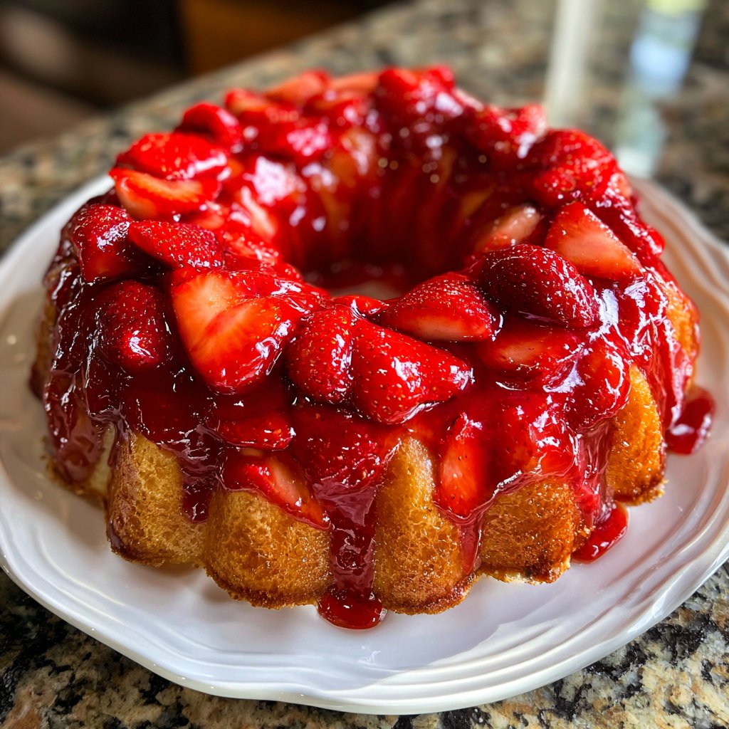 Sugar-Glazed Strawberry Charlotte