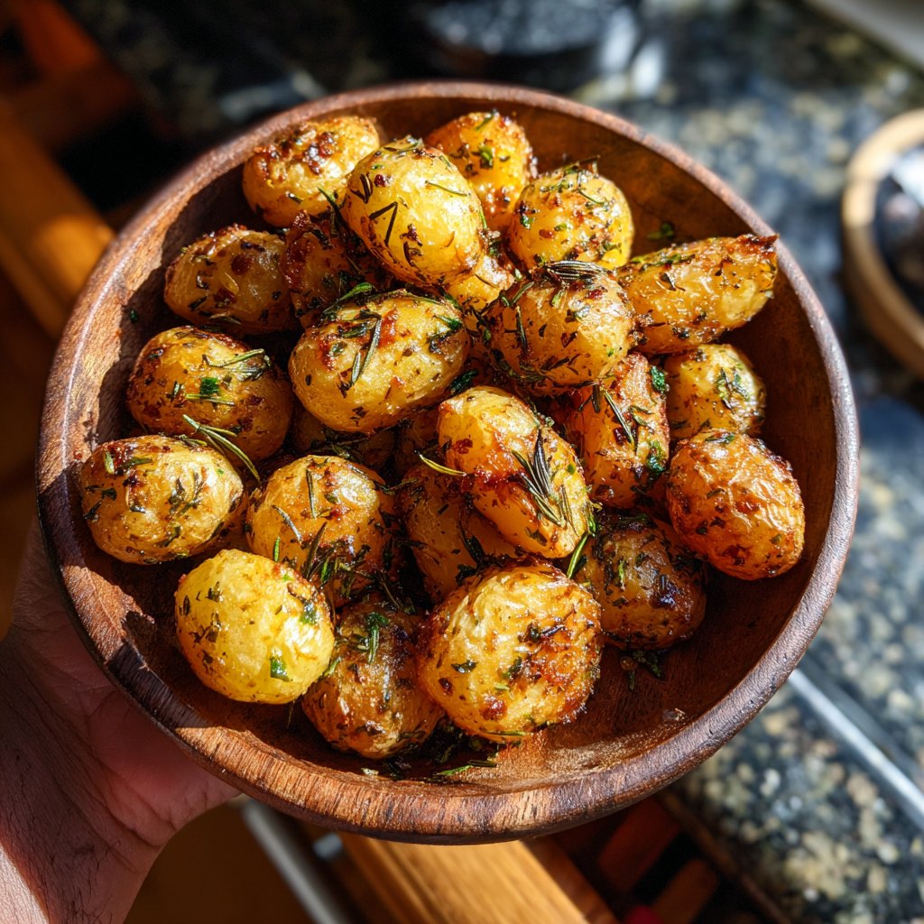 Mediterranean Airfryer Baby Potatoes
