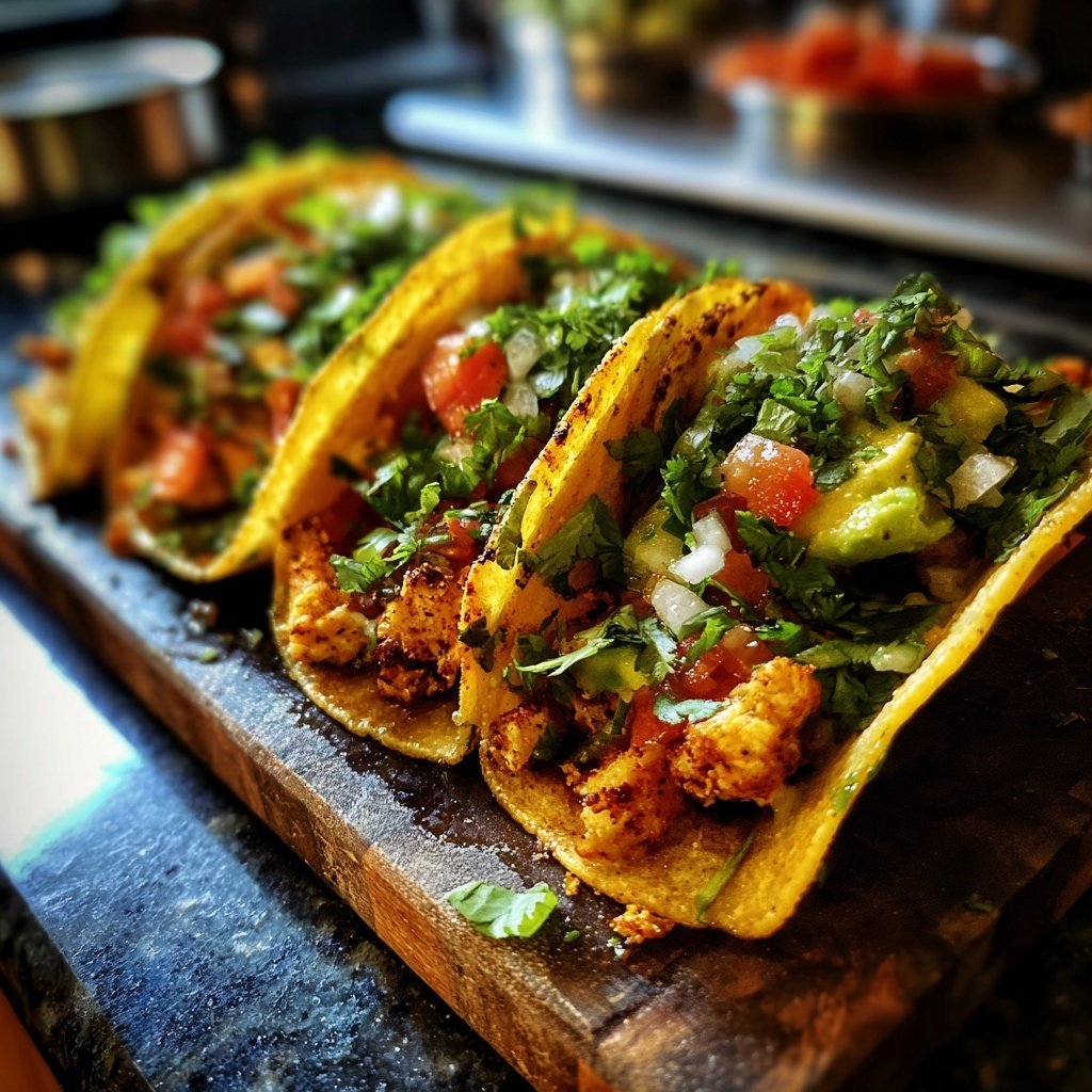 Global Mexican Chicken Tacos