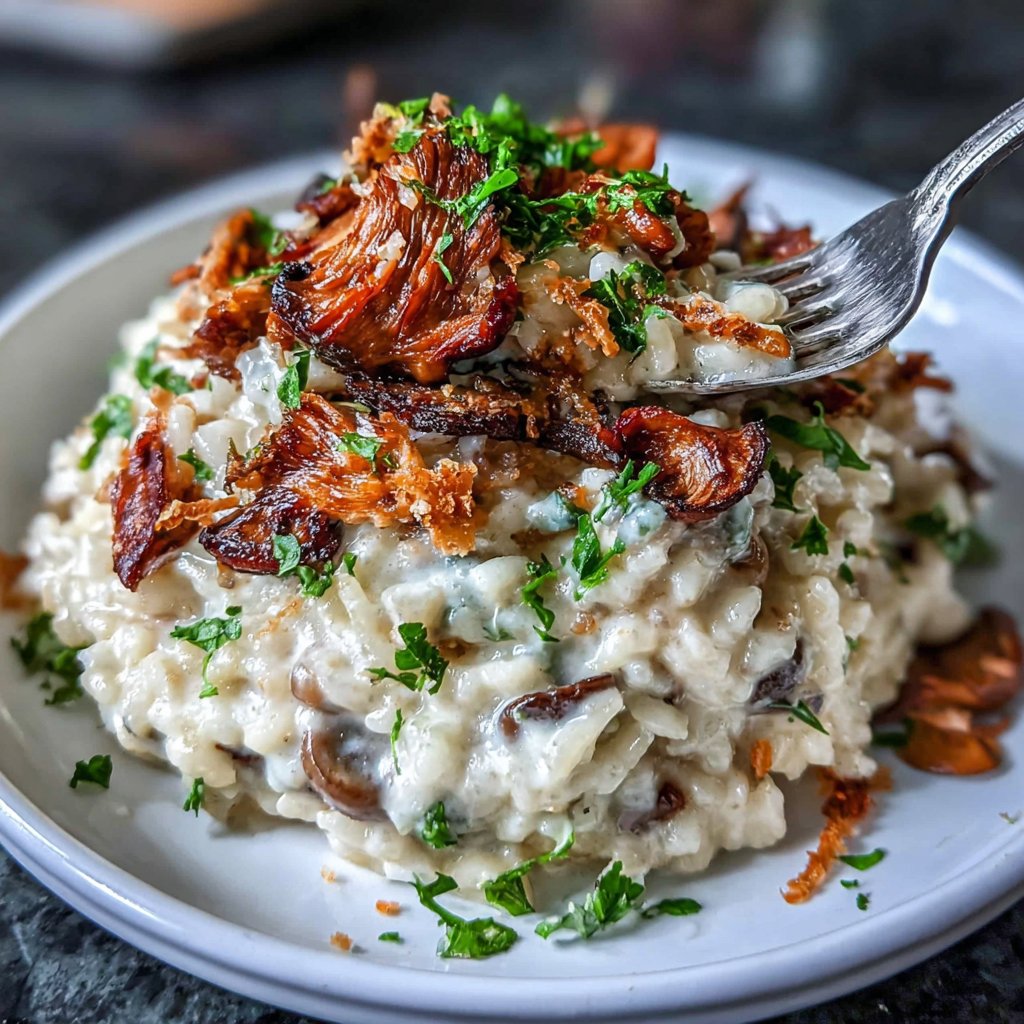 Creamy Mushroom Risotto